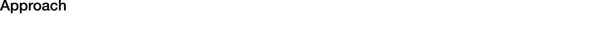 Approach